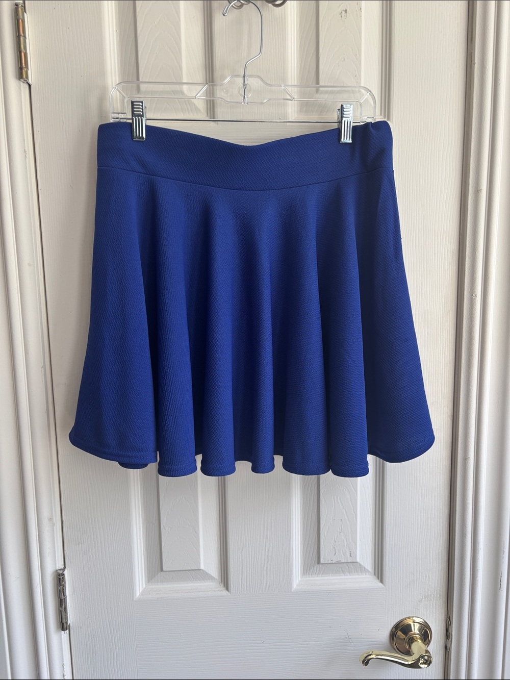 Women's Royal Blue Flared Skirt